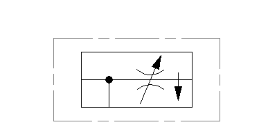HDS11 Flow control valve Inlet cover T90